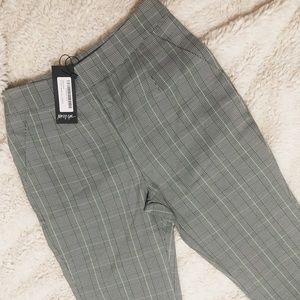 Nasty Gal plaid slacks